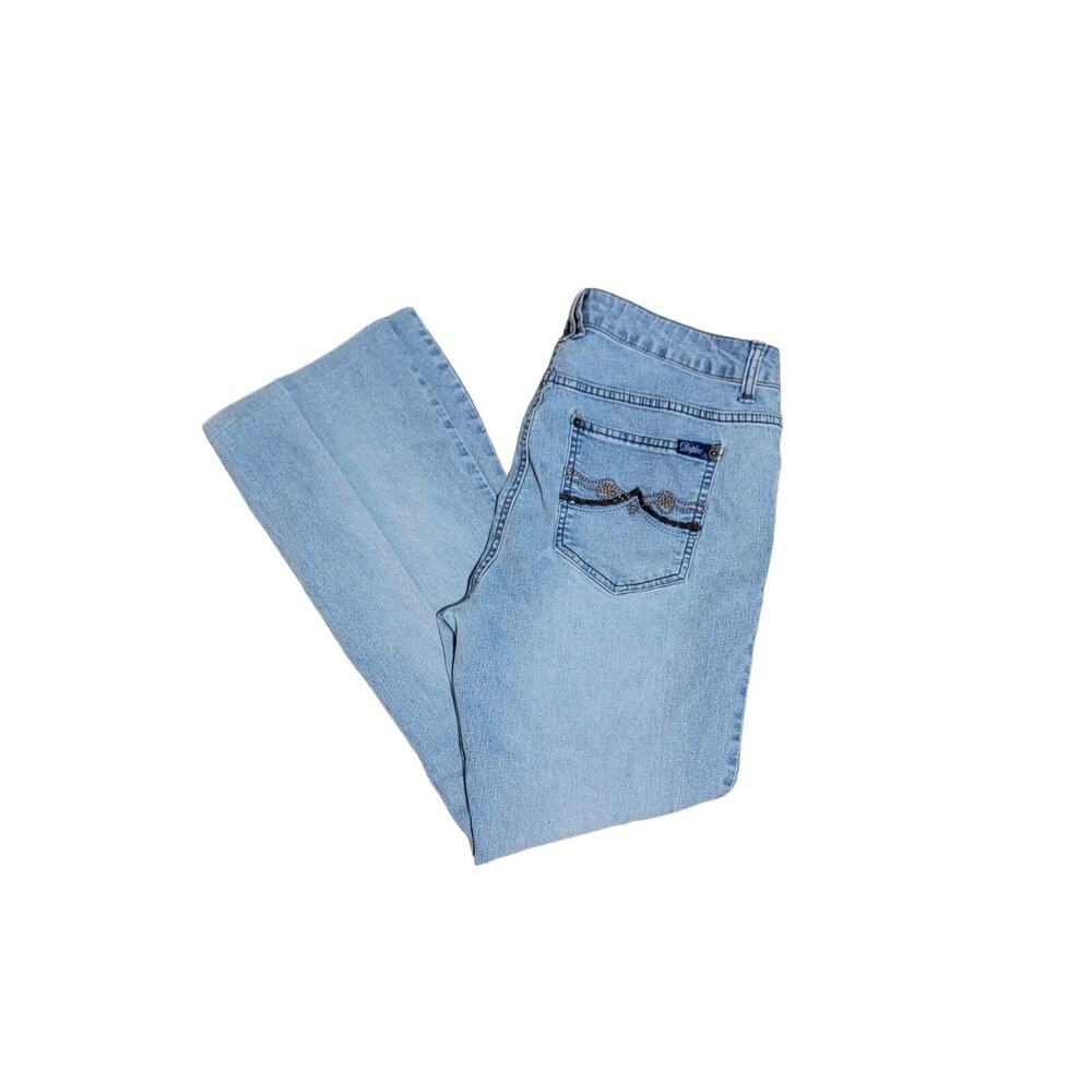 Duplex by Tyte Women's Jeans Blue Size 12 Hemmed Length 26 Inches